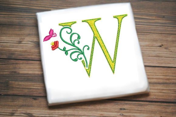 Review: Floral Letter W with Butterfly for Holiday Gifts