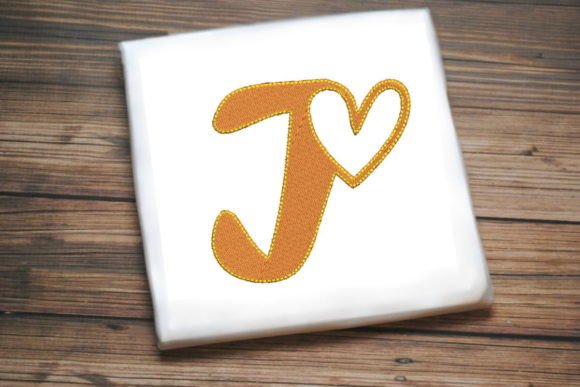 Review: Letter I with Beautiful Heart Embroidery