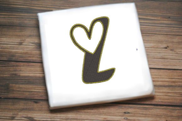 Review: Letter L with Beautiful Heart for Sweatshirts