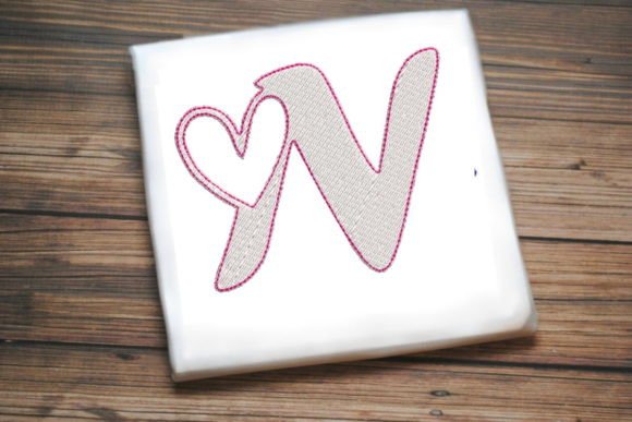 Review: Letter N with Beautiful Heart Design