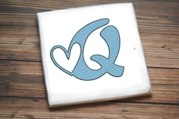 Review: Letter Q with Beautiful Heart Design