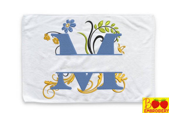 Reviewing Floral Letter M for Boutique Sweatshirts