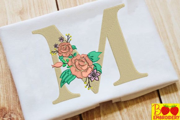 Reviewing Letter M and Flower for Handmade Gifts