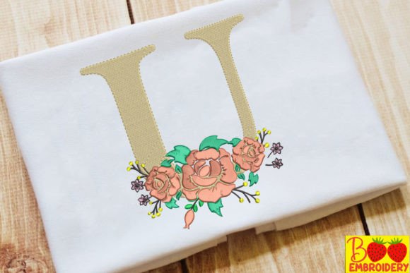Reviewing Letter U and Flower for Handmade Gifts
