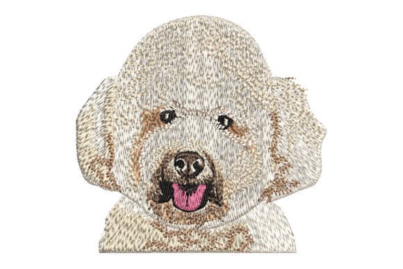 White Poodle Embroidery Design Review for Business
